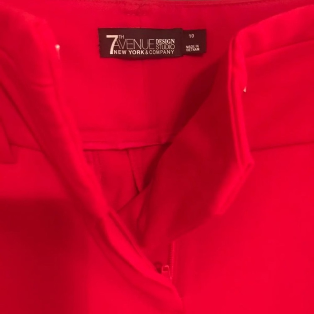 Red Dress Pants - Picture 3 of 4